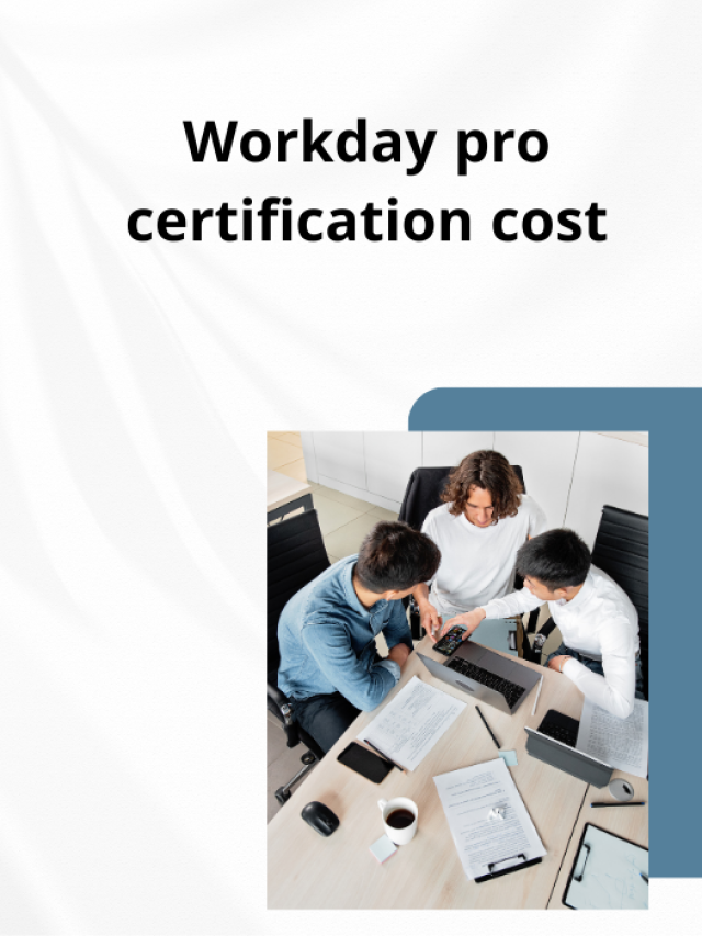 Workday Pro Certification Cost