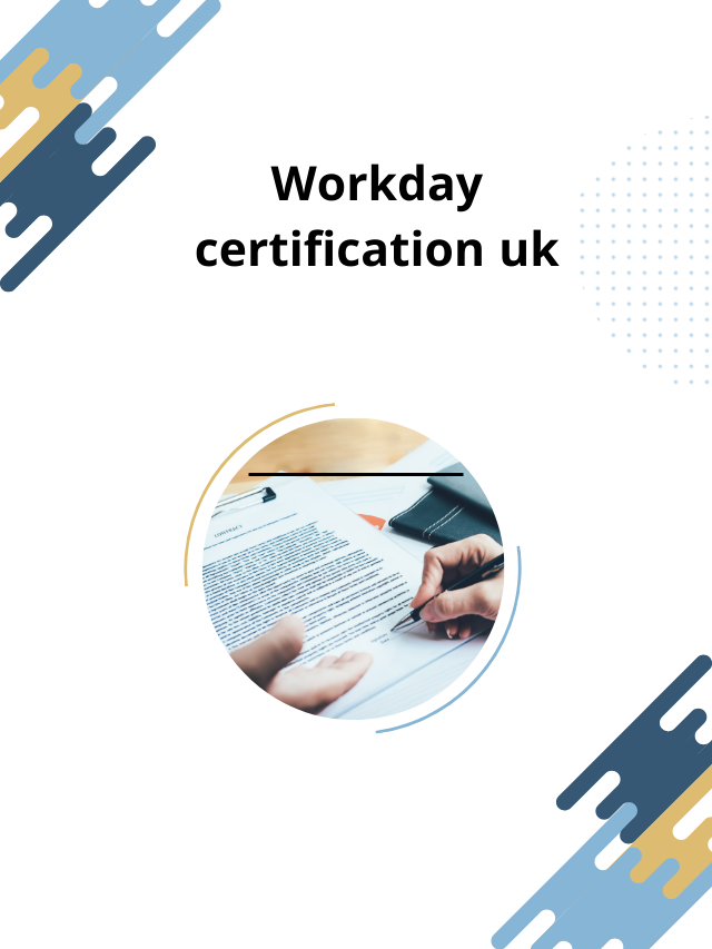 Workday Certification Uk