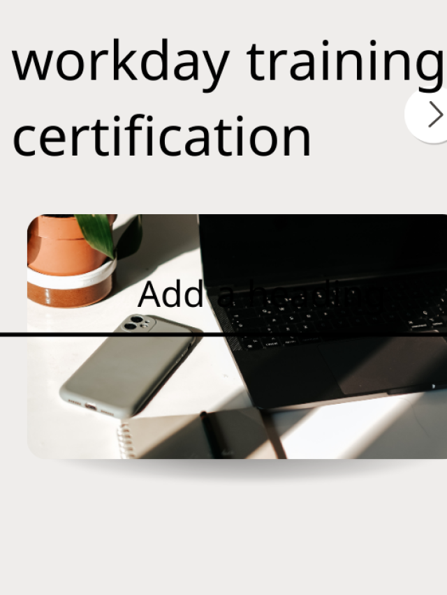 Workday Training Certification